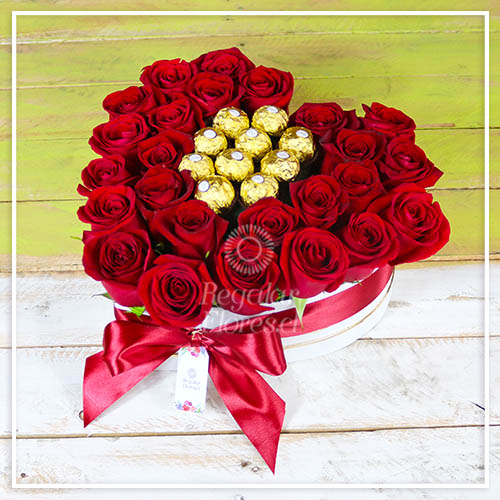 Corazón y Ferrero | Regalar Flores, Envio de flores, desayunos y regalos a domicilio