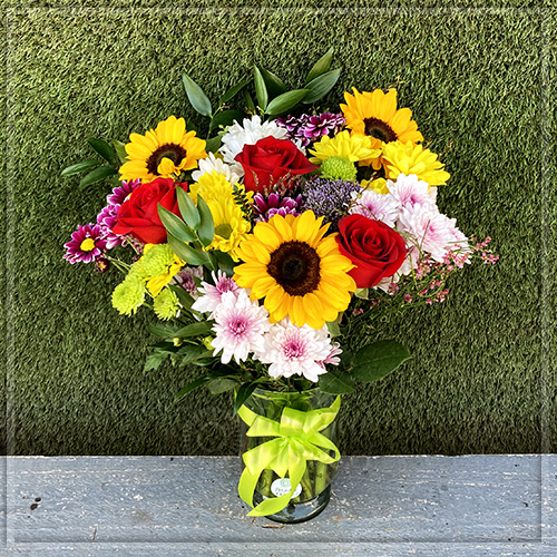 Florero Flor de jardín | Regalar Flores, Envio de flores, desayunos y regalos a domicilio