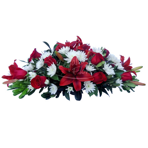 Condolencias Rosas y Lilium Rojos | Regalar Flores, Envio de flores, desayunos y regalos a domicilio