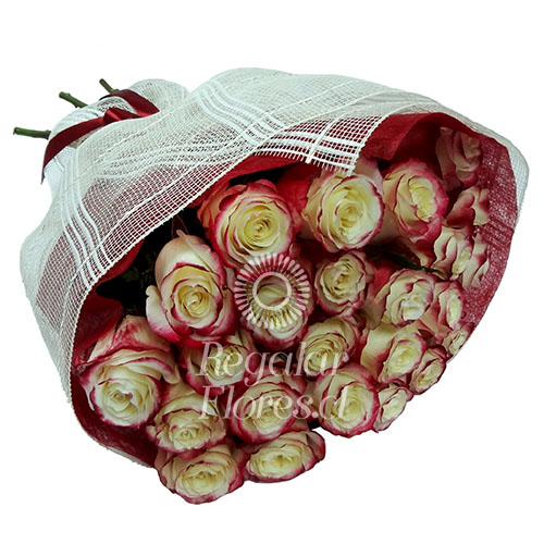 Ramo 24 Rosas en Malla | Regalar Flores, Envio de flores, desayunos y regalos a domicilio