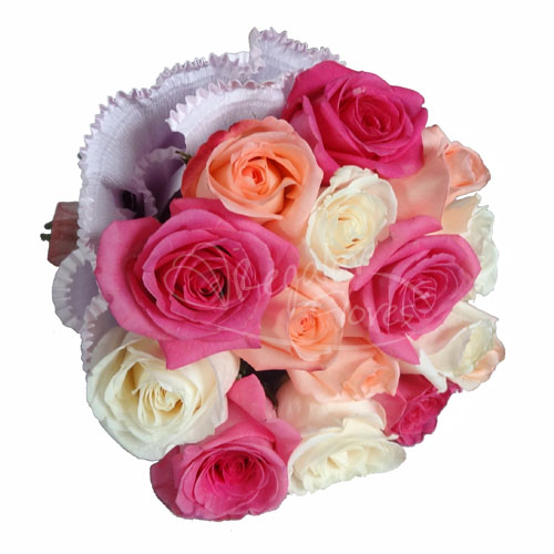 Ramo 15 Rosas Surtidas | Regalar Flores, Envio de flores, desayunos y regalos a domicilio