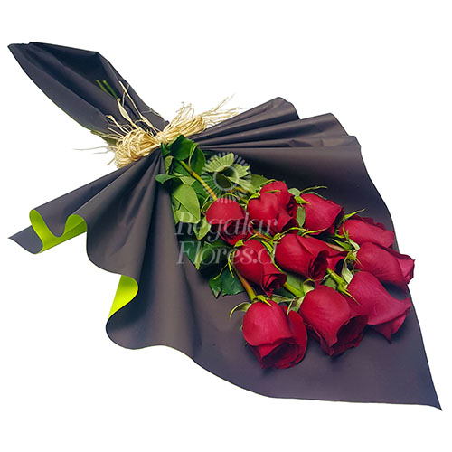 12 Rosas Noir | Regalar Flores, Envio de flores, desayunos y regalos a domicilio
