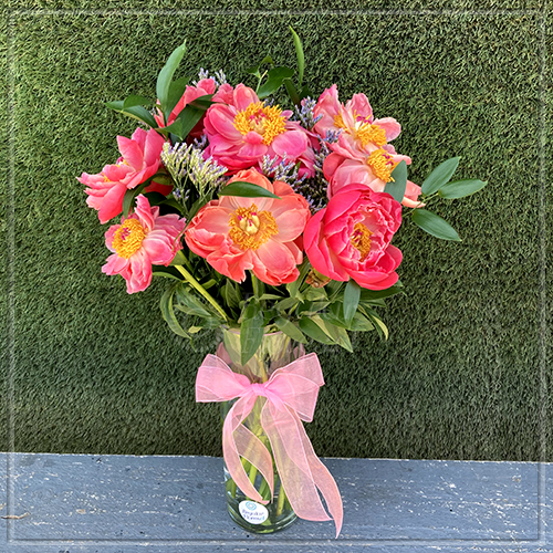 Florero 10 Peonías | Regalar Flores, Envio de flores, desayunos y regalos a domicilio