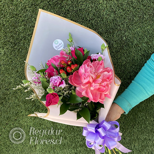 Ramo Peonias Mini | Regalar Flores, Envio de flores, desayunos y regalos a domicilio
