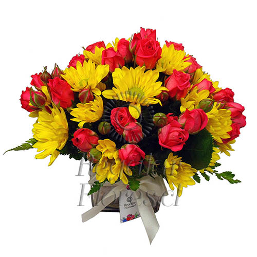 Minirosas y Crisantemos | Regalar Flores, Envio de flores, desayunos y regalos a domicilio