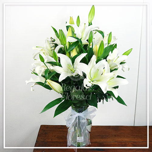 Jarrón Lilium orientales  | Regalar Flores, Envio de flores, desayunos y regalos a domicilio