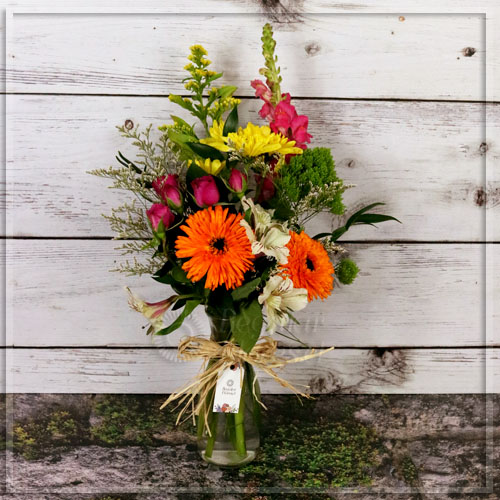 Florero Mini Verónica | Regalar Flores, Envio de flores, desayunos y regalos a domicilio