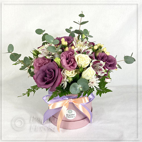 Cilindro rosado Florencia | Regalar Flores, Envio de flores, desayunos y regalos a domicilio