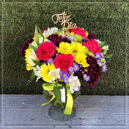 Copón alegría de flores | Regalar Flores, Envio de flores, desayunos y regalos a domicilio