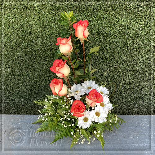 Condolencia espiral Rosas Blush | Regalar Flores, Envio de flores, desayunos y regalos a domicilio