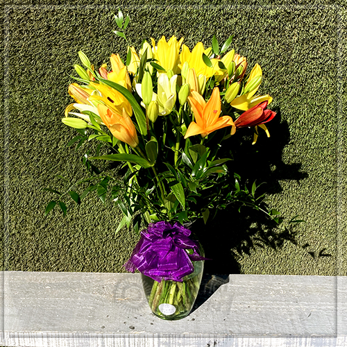 Florero 15 Lilium | Regalar Flores, Envio de flores, desayunos y regalos a domicilio