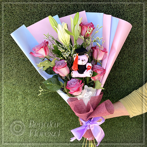 Ramo rosas Graduado | Regalar Flores, Envio de flores, desayunos y regalos a domicilio